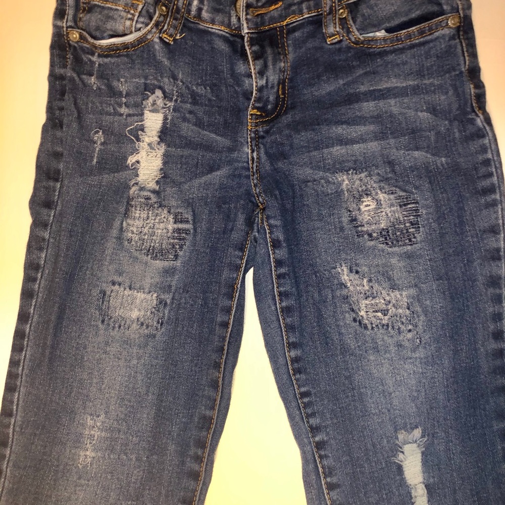 Contraband Navy Blue Slightly Ripped Jeans